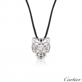 Cartier White Gold Panthere Necklace N7424211
